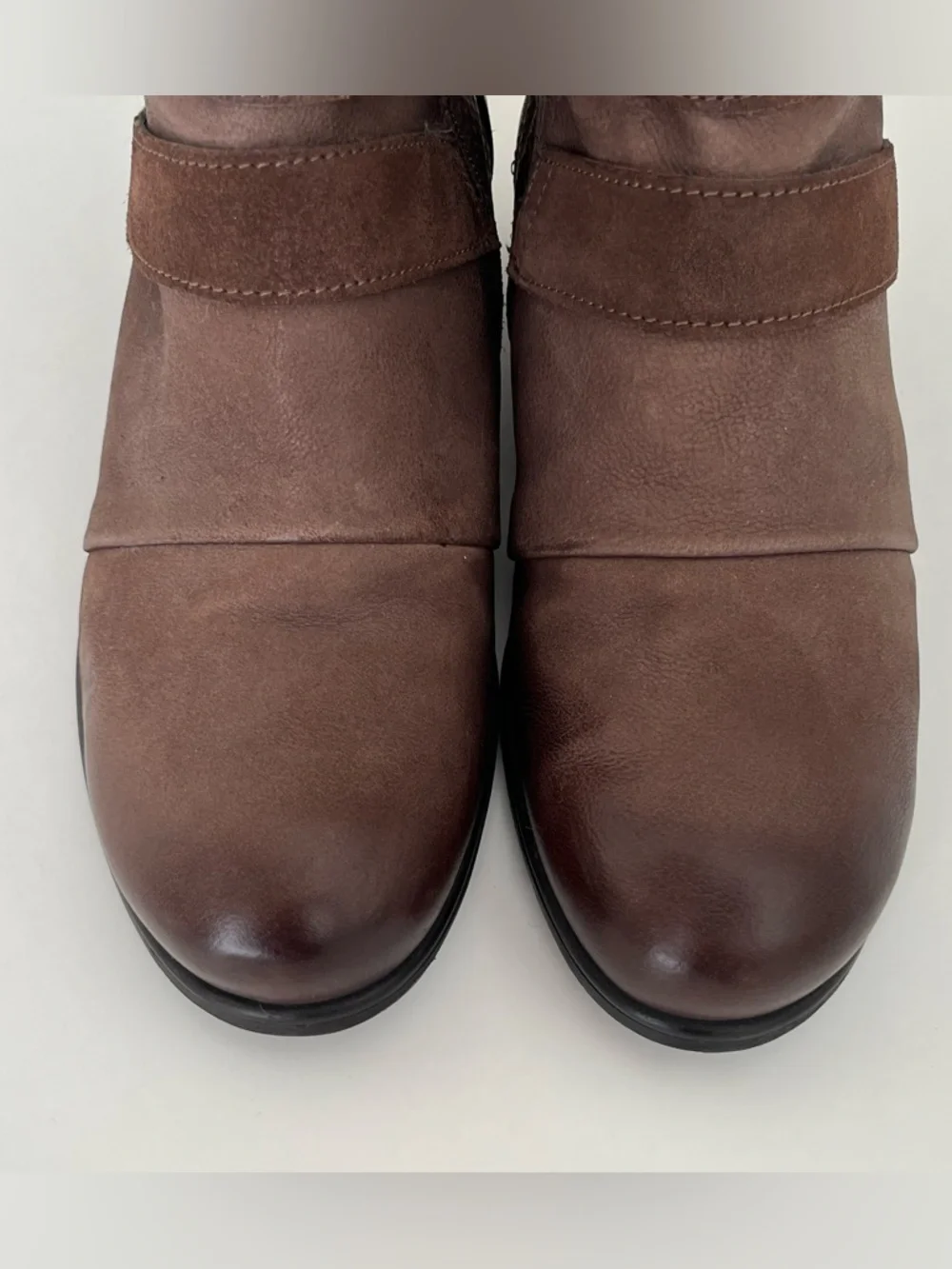 Miz Mooz Sabel Leather wool lined Ankle Boots Espresso 37 US7